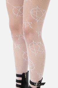 Black Friday - Occult Tights - white