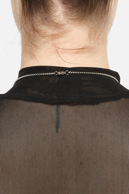 Black Friday - Extreme Goth Necklace - silver