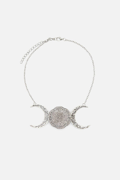 Black Friday - Witches Statement Necklace - silver