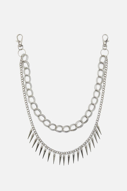 Black Friday - Statement Spike Chain - silver