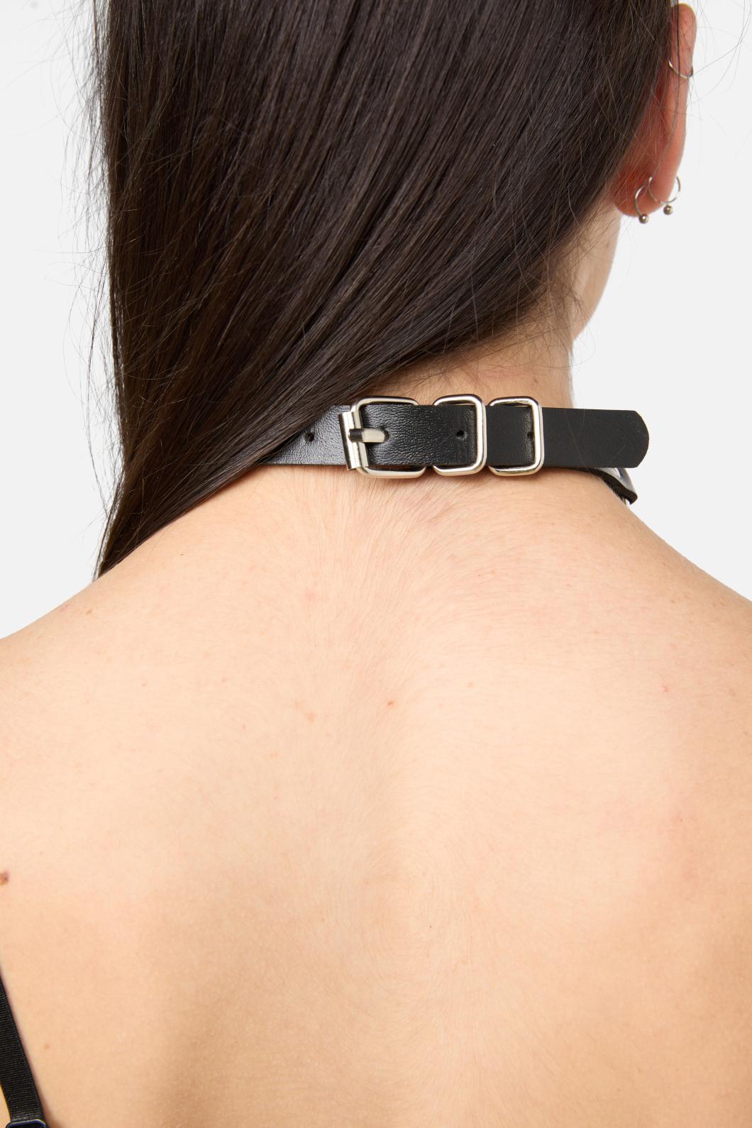 Black Friday - Ring & Chain Choker - black