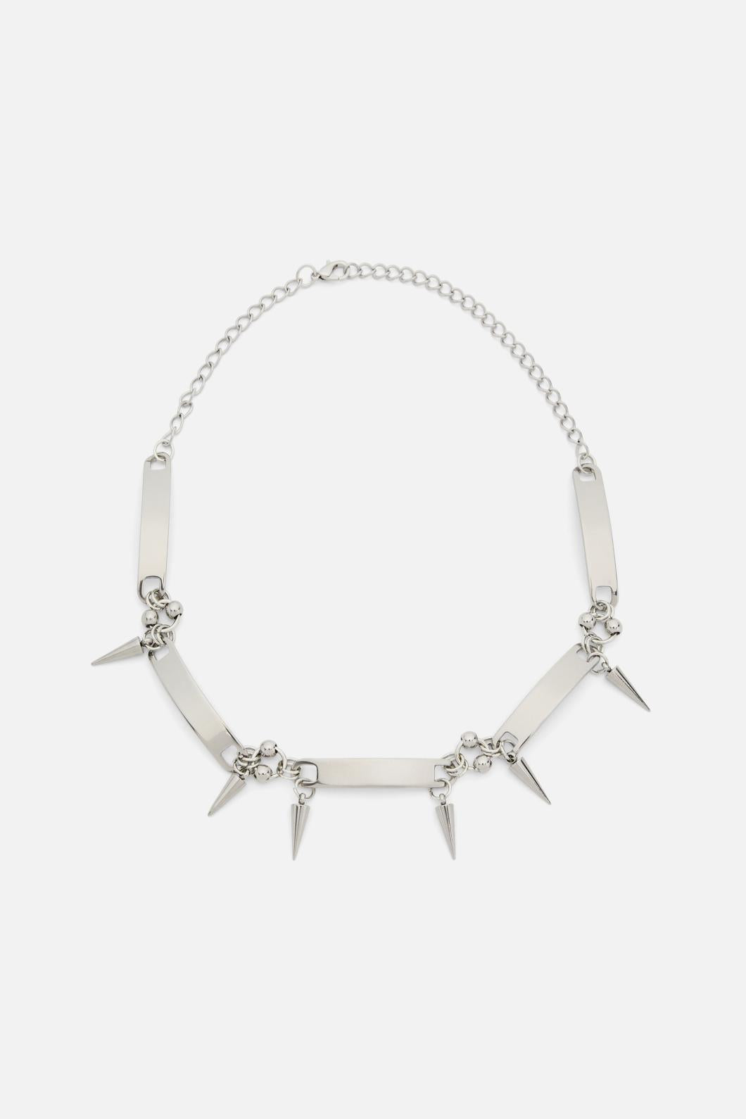 Black Friday - Metalhead Choker Necklace - silver