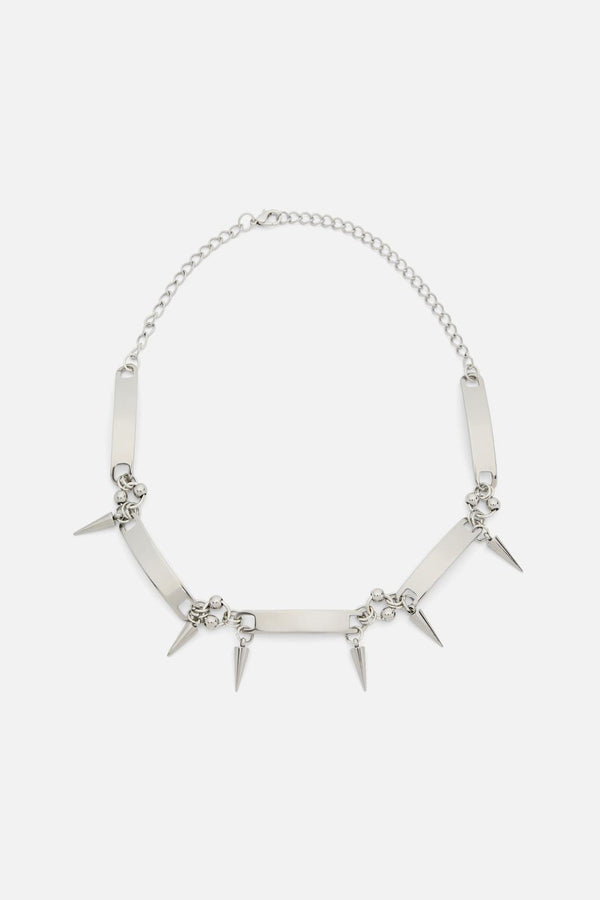 Black Friday - Metalhead Choker Necklace - silver
