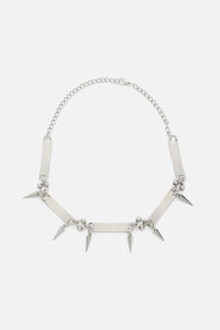 Black Friday - Metalhead Choker Necklace - silver