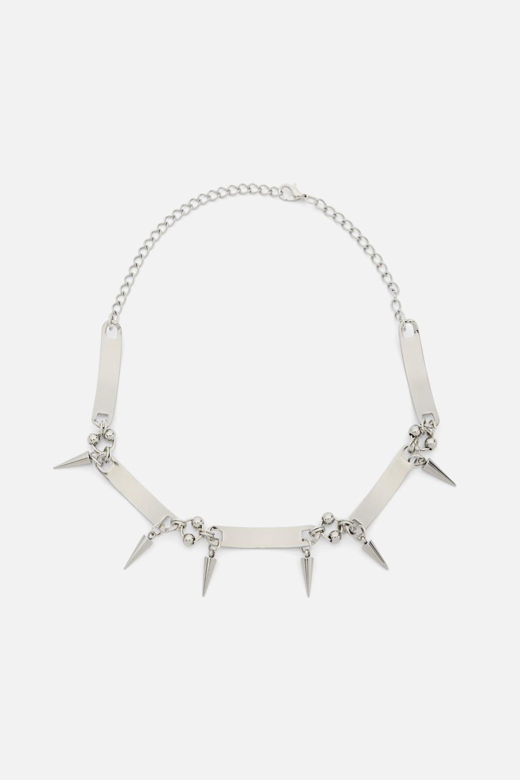 Black Friday - Metalhead Choker Necklace - silver