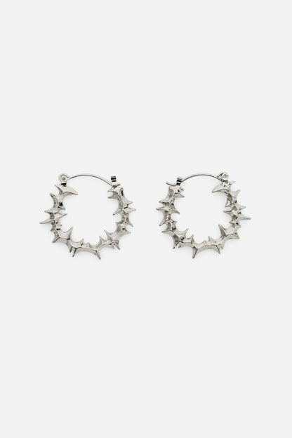 Black Friday - Geo Hoops - silver
