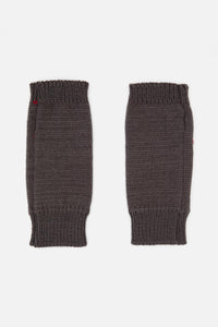 Black Friday - Stars Fingerless Gloves - charcoal