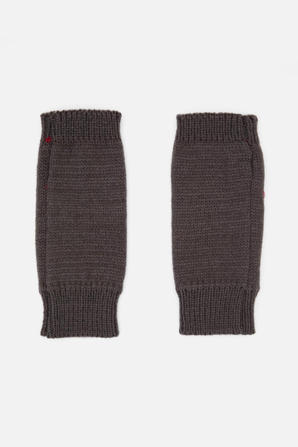 Black Friday - Stars Fingerless Gloves - charcoal