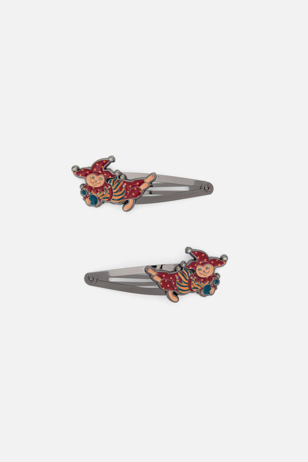 Black Friday - Puppet Show Hair Clips - red