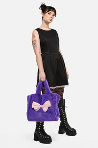 Black Friday - Melt an Igloo Fluffy Bag - purple-pink