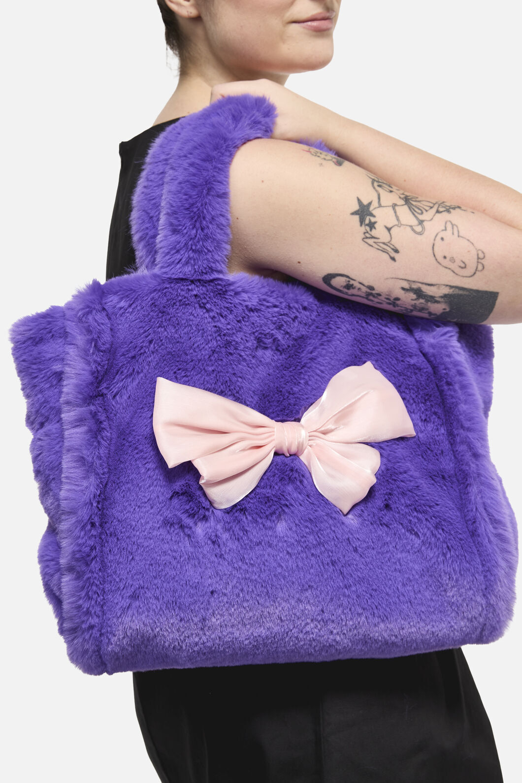 Black Friday - Melt an Igloo Fluffy Bag - purple-pink