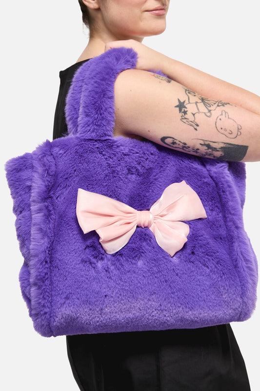 Black Friday - Melt an Igloo Fluffy Bag - purple-pink