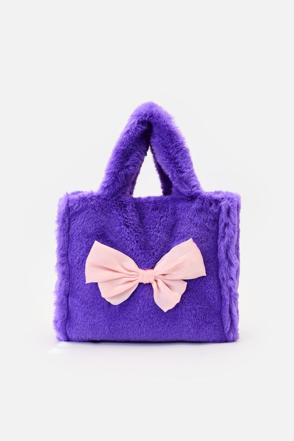 Black Friday - Melt an Igloo Fluffy Bag - purple-pink