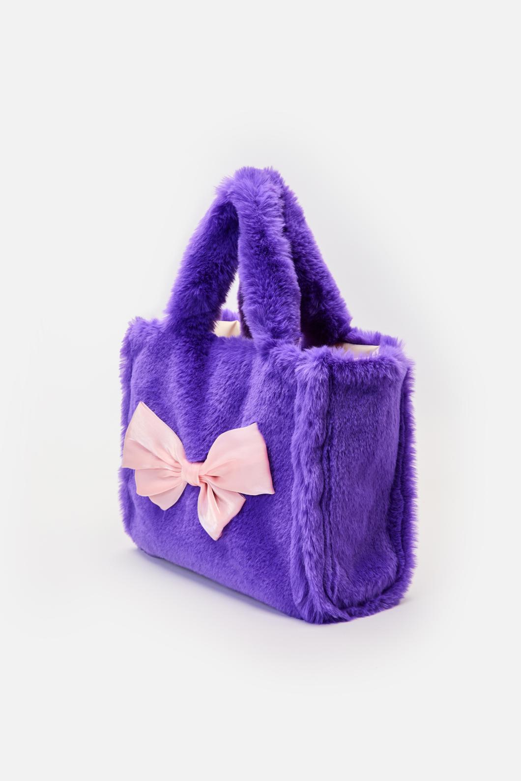 Black Friday - Melt an Igloo Fluffy Bag - purple-pink