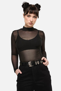 Black Friday - Ornate Metal Belt - black