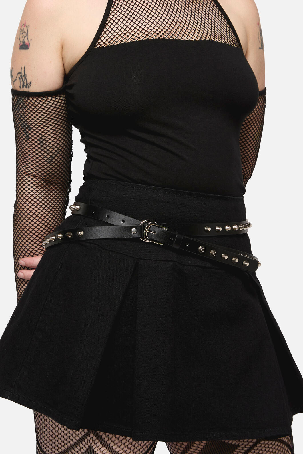 Black Friday - Multi Way Narrow Stud Belt - black