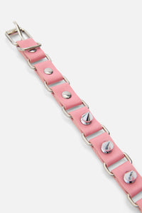 Black Friday - Pink Link Spike Choker - pink