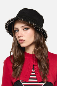 Black Friday - Eyelet Bucket Hat - black
