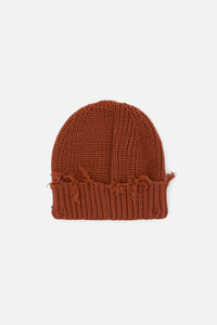 Black Friday - Rust Cross Charm Beanie - rust