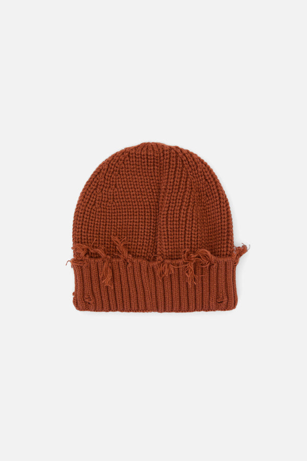 Black Friday - Rust Cross Charm Beanie - rust