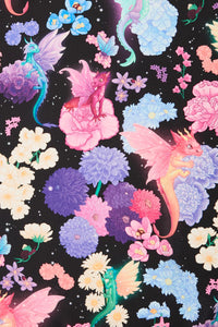 Black Friday - Dragons Grove Satin Scarf - multi