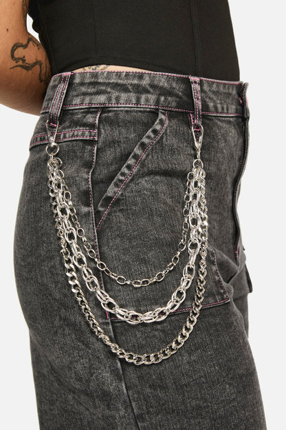Black Friday - Chainlink Pant Chain - silver