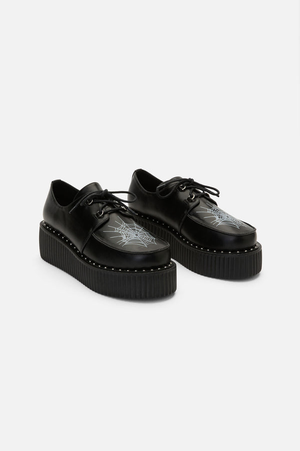 Black Friday - Platform Cobweb Creepers - black