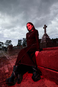 Black Friday - Buckle Patent Heel Boots - black