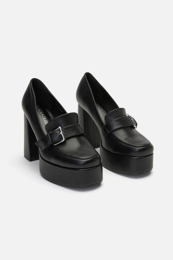 Black Friday - Heeled Loafers - black