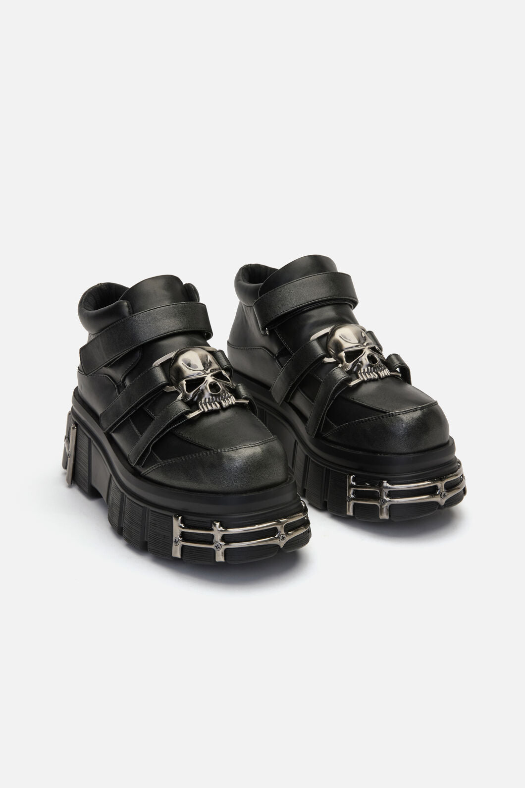 Black Friday - Skull Platform Shoes - black