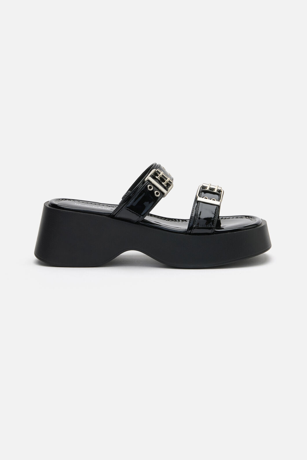 Black Friday - Buckle Slide Shoes - black