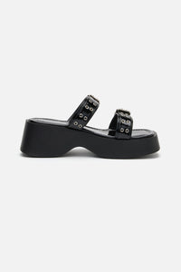 Black Friday - Buckle Slide Shoes - black