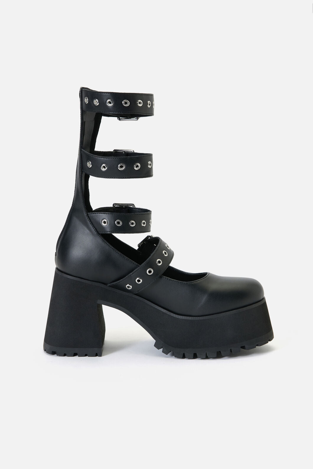 Black Friday - Strapped In Platform Mary Jane - black