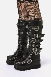 Black Friday - Punked Out Boots - black