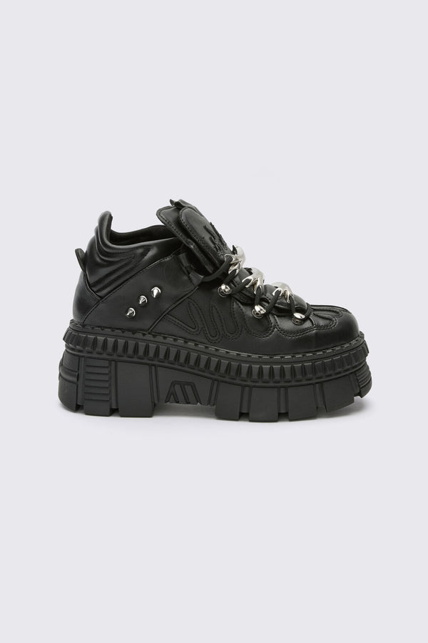 Black Friday - Flaming Platform Sneakers - black