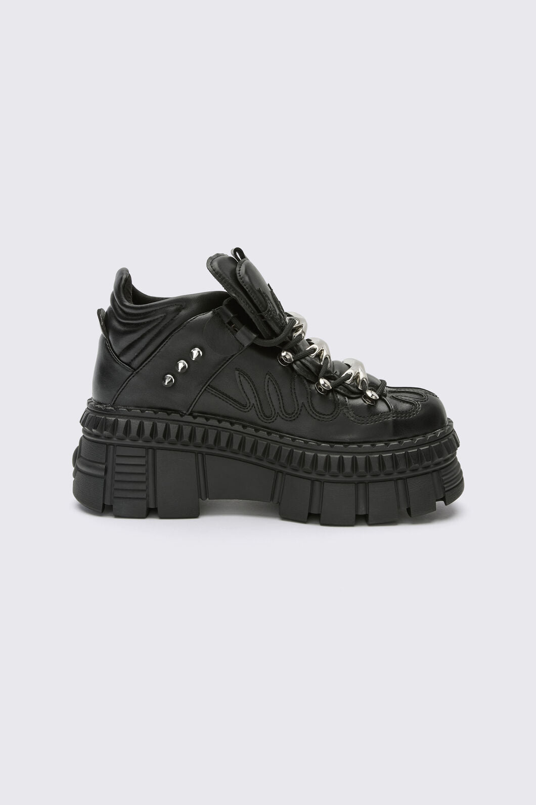 Black Friday - Flaming Platform Sneakers - black
