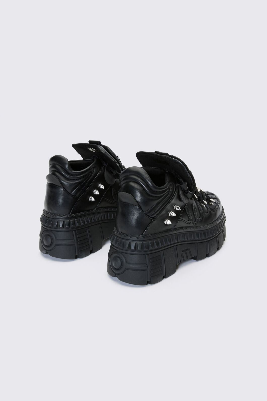 Black Friday - Flaming Platform Sneakers - black