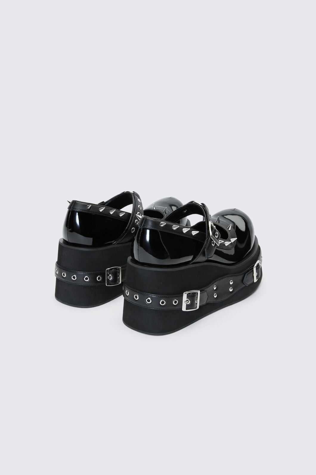 Black Friday - Lolita Spiked Mary Janes - black