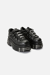 Black Friday - Washed Hardcore Platform Sneakers - black