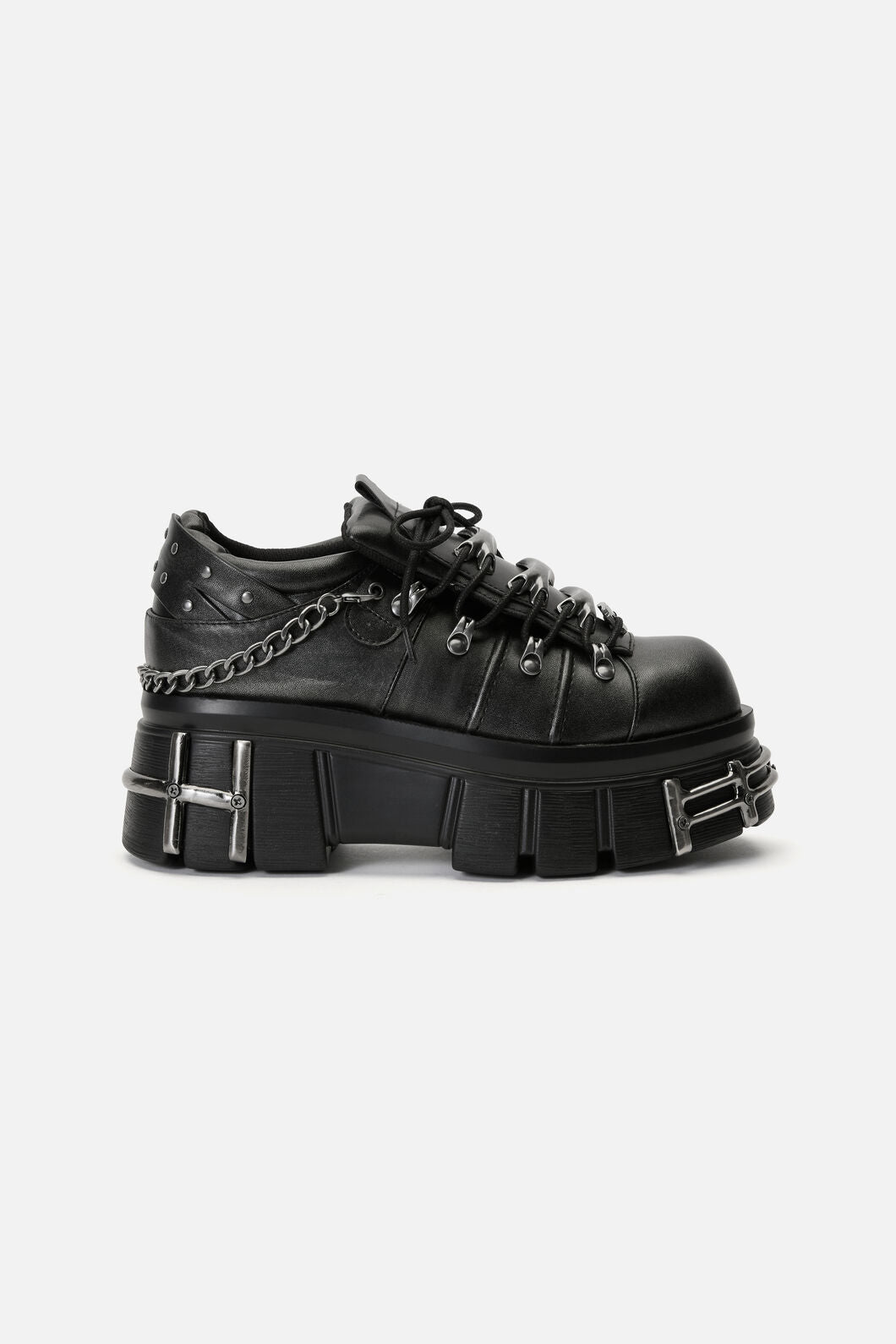 Black Friday - Washed Hardcore Platform Sneakers - black