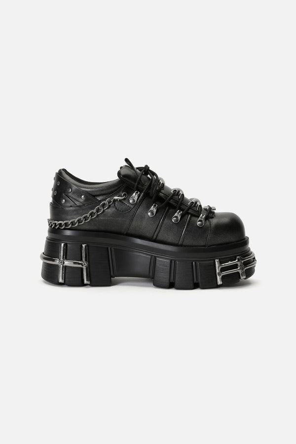 Black Friday - Washed Hardcore Platform Sneakers - black