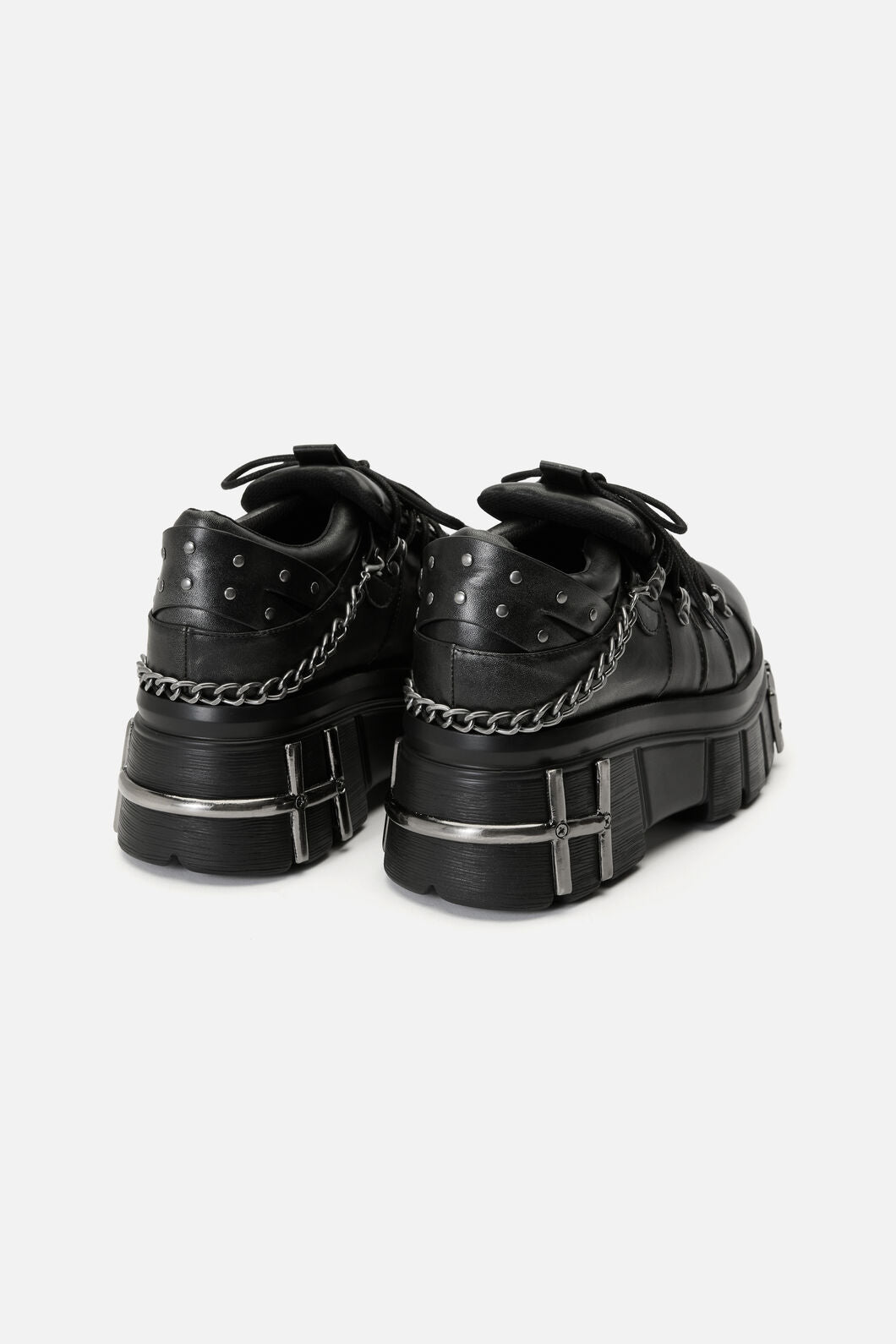 Black Friday - Washed Hardcore Platform Sneakers - black