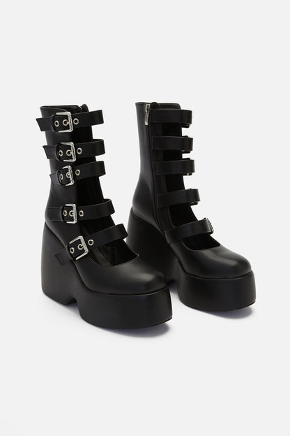 Black Friday - Buckle Me Up Mary Janes - black