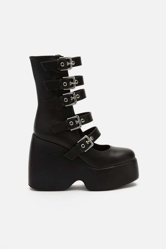 Black Friday - Buckle Me Up Mary Janes - black