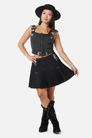 Dangerfield - Saloon Western Boot - black