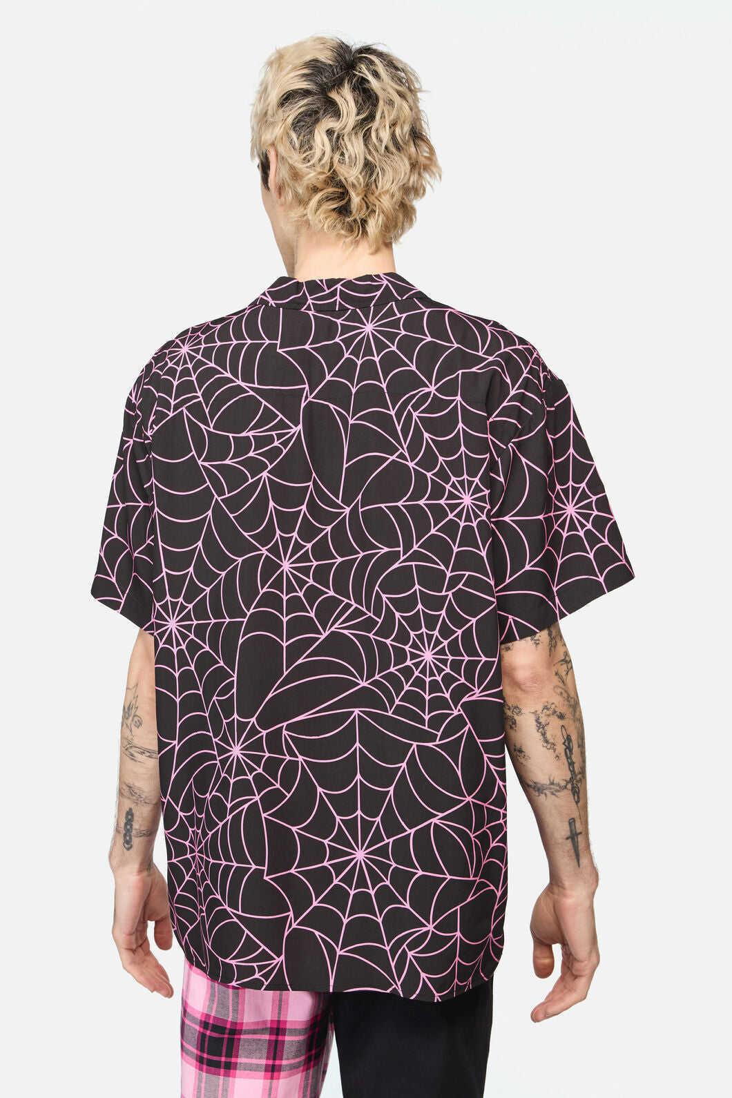 Dangerfield - Rococo Life Spiderweb Ss Shirt - black