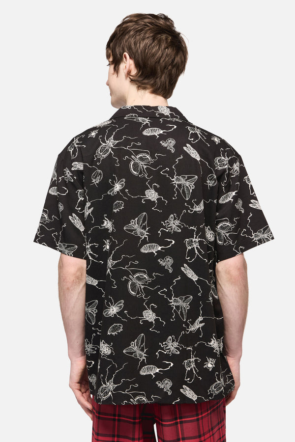 Dangerfield - Dark Pieridae ShortSleeveShirt - black