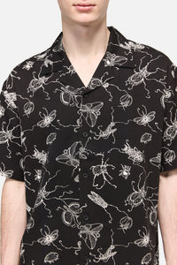 Dangerfield - Dark Pieridae ShortSleeveShirt - black