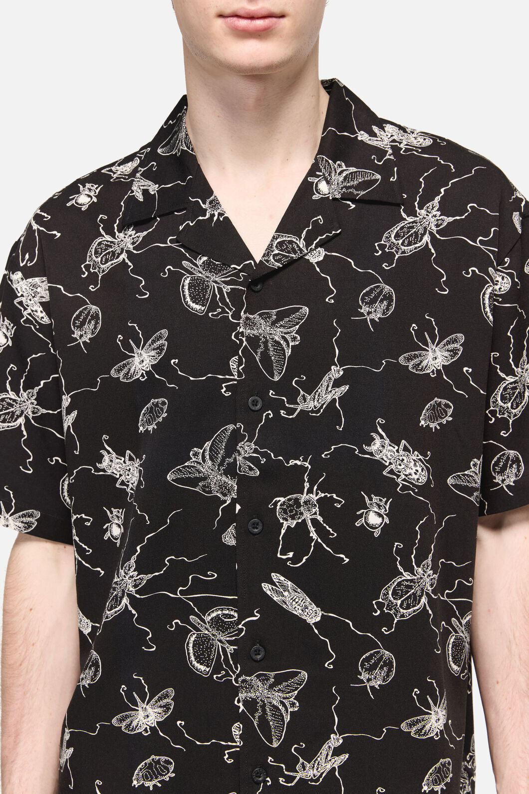 Dangerfield - Dark Pieridae ShortSleeveShirt - black