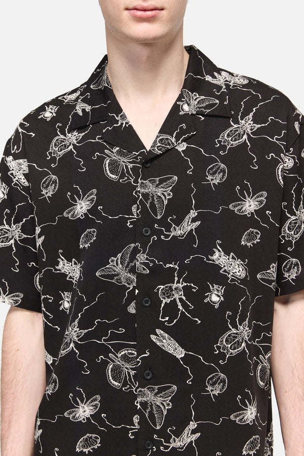 Dangerfield - Dark Pieridae ShortSleeveShirt - black